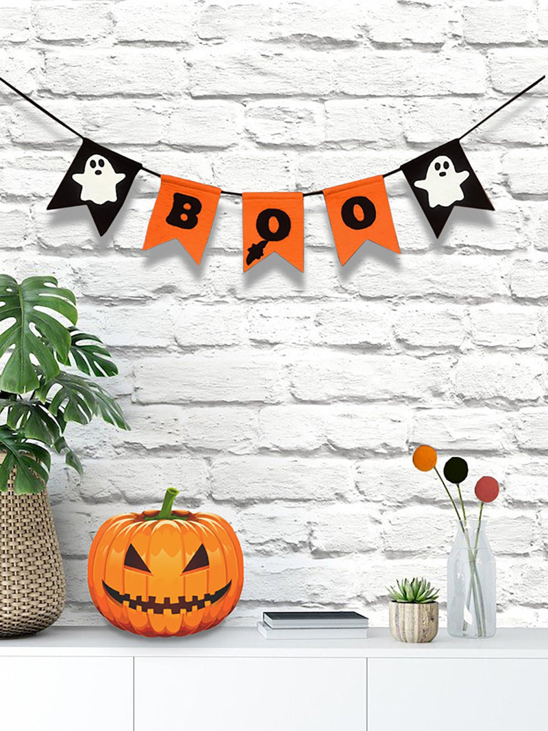 Halloween Boo Banner with Ghost - BNB Crafts Inc