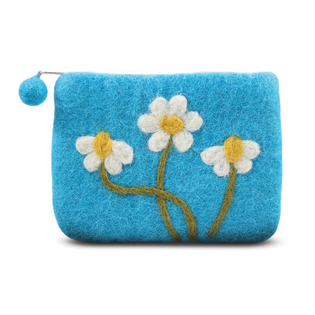 Needle daisy Flowers Coin Purse - BNB Crafts Inc