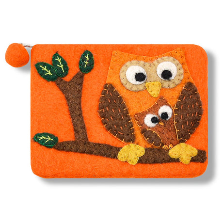 Owl on the Tree Theme Coin Purses - BNB Crafts Inc