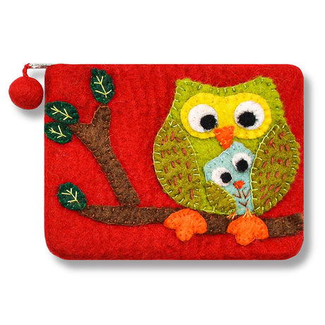 Owl on the Tree Theme Coin Purses - BNB Crafts Inc